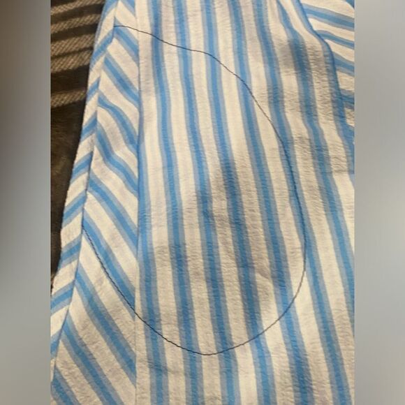 Womens Casual Striped Romper Dress - Picture 11 of 12